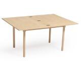 A Beech Fold Out Table by 
																			 Tarm Stole- og Møbelfabrik
