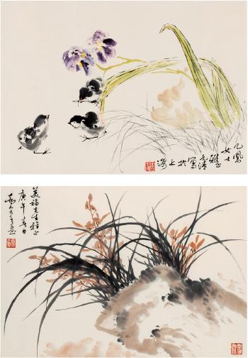 Chickens by 
																	 Xu Yuanqing