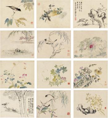 Flowers And Birds by 
																	 Tao Gongshou
