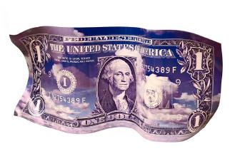 One Dollar, Blue by 
																	Karl Lagasse