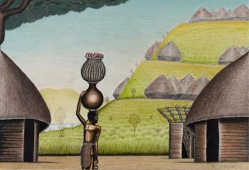 The Village In The Hills by 
																	Joel Oswaggo