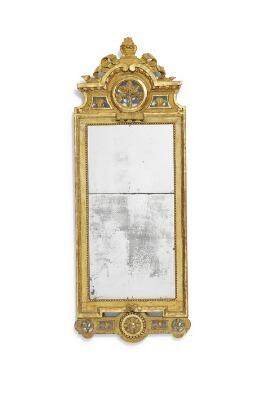 A Gustavian mirror by 
																	J Akerblad