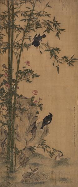 Birds And Bamboo by 
																	 Zhang Ruoai