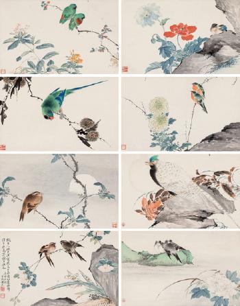 Birds And Flowers by 
																	 Yu Jie
