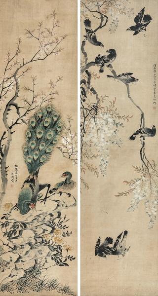 Birds And Flowers by 
																	 Xie Shu