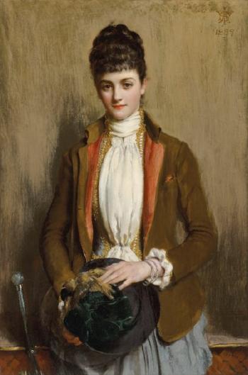 Portrait Of Miss Dorothea Gwladys Tombs, Later Lady Butler by 
																	Archibald James Stuart Wortley