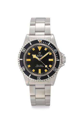 A Fine Automatic Stainless Steel Wristwatch With Center Seconds And Bracelet by 
																	 Tudor Watches