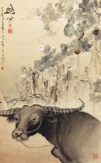Buffalo by 
																	 Gao Jianfu