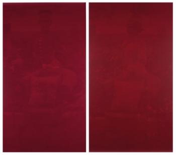Untitled (Young Prussian), Untitled (Old Prussian) (From the Red Series (Militantes)) by 
																	Rosangela Renno