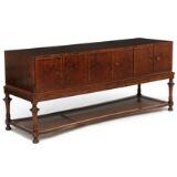 Sideboard of patinated stained birch by 
																			Otto Ostbjerg