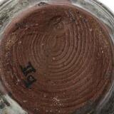 Vase pitcher and edged ceramics lid jar by 
																			Gutte Eriksen