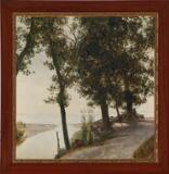 Landscape with the mouth of a stream on a summers day by 
																			Janus la Cour