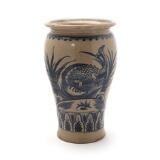 Stoneware vase by 
																			Patrick Nordstrom
