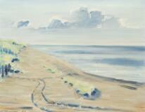 Coastal scene presumably from Skagen by 
																			Victor Haagen-Muller