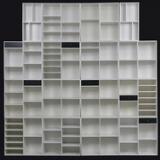 Wallunit consisting of 17 bookcases by 
																			 Atbo Co