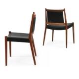 A pair of chairs by 
																			Gustav Bertelsen