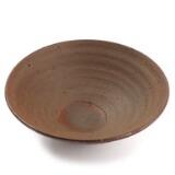 Bizen stoneware tea bowl by 
																			Kimura Toho