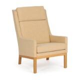 Easy chair with frame of oak by 
																			Kai Lyngfeldt Larsen