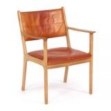 Armchair with frame of oak by 
																			P Jeppesen