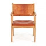 Armchair with frame of oak by 
																			P Jeppesen