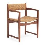 Armchair With Teak Frame and Rosewood Arms by 
																			 Soborg Mobler