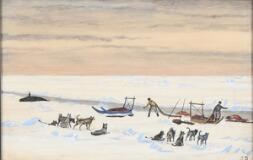 Narwhale Hunting by 
																			Jakob Danielsen