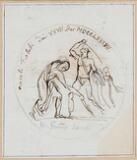 Designs for two medals by 
																			Nicolai Abraham Abildgaard