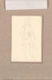 A Collection of Drawings Including Costumestudies, Draped Figures and a Nude Model by 
																			Martinus Rorbye