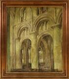 Interior From the Cathedral, Oxford by 
																			Svend Hammershoi