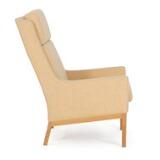 Easy Chair With Frame of Oak by 
																			Soren Willadsen
