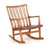 “ML 33” Rocking chair by 
																			 Mikael Larsen