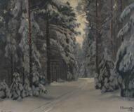 Skov i Norden, Forest in the North by 
																			Stanislav Yulianovich Zhukovsky