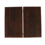 A pair of side tables of rosewood by 
																			 CFC Silkeborg (Co.)