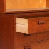 Chest of drawer and bookcase of teak by 
																			 Soborg Mobler