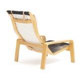Adjustable maple easy chair by 
																			Iimari Lappalainen