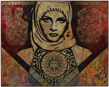 Arab Woman by 
																	Shepard Fairey