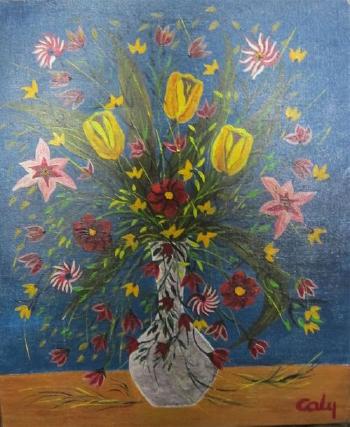Les tulipes jaunes by 
																	Odette Caly