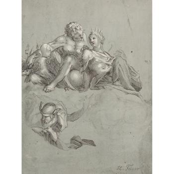 Zeus Et Héra by 
																	Friedrich Heinrich Fueger
