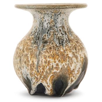 An Enamelled Stoneware Vase by 
																	Paul Jeannenet