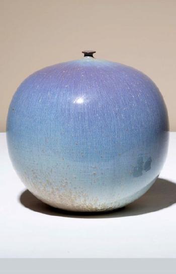 Vase Boule Soliflore by 
																	Antonio Lampecco