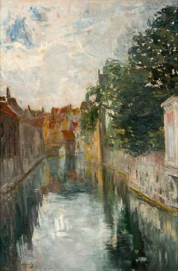Canal à Bruxelles by 
																	Guillaume Vogels