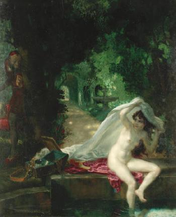 Susanna And The Elders by 
																	Theodor Baierl