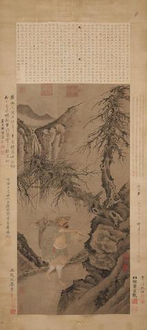 Collecting Lingzhi by 
																			 Li Cheng