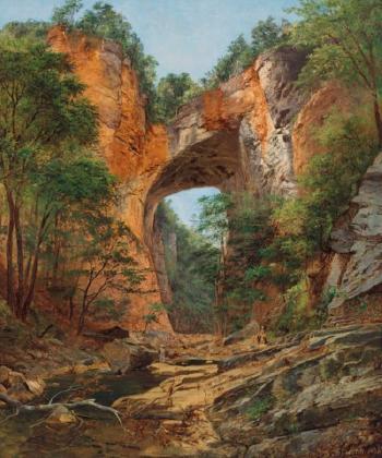 The Natural Bridge Of Virginia by 
																	David Johnson