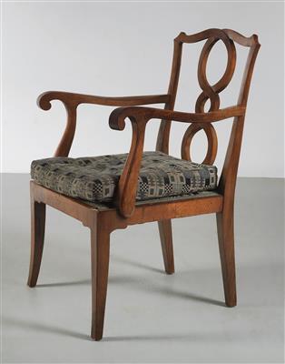 An armchair by 
																			Otto Prutscher