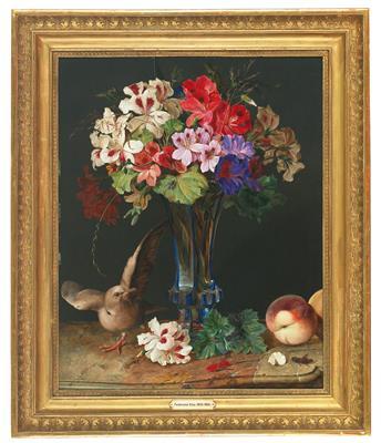 Stilleben mit Blumen in Vase by 
																	Ferdinand Kuss