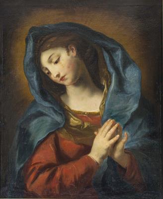 Die Hl. Jungfrau Maria, wohl zu einer Verkündigung gehörig by 
																			Johann Michael Rottmayr