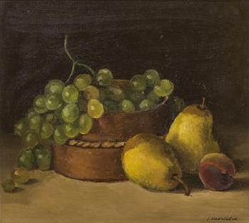 Still Life with Fruit by 
																	Josef Kaderabek