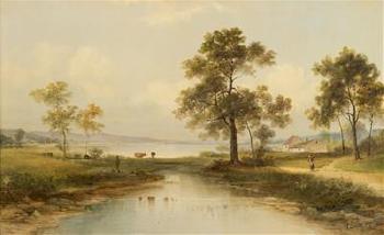 Landscape with a River by 
																	Raimund Volanek