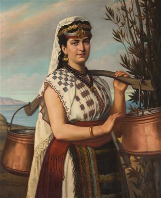 A Montenegro Woman by 
																	Josef Huttary
